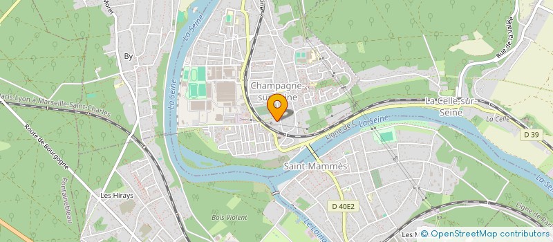 localisation de l'entreprise MADAME MARINE CANTENOT  CHAMPAGNE-SUR-SEINE