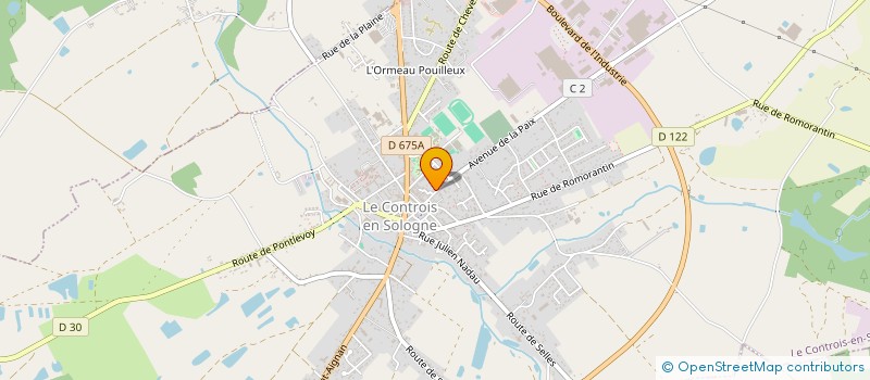 localisation de l'entreprise MADAME MARINE CARATY à LE CONTROIS-EN-SOLOGNE