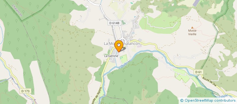 localisation de l'entreprise MADAME MARINE CARBONERA  LA MOTTE-CHALANCON