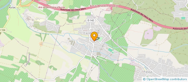 localisation de l'entreprise MADAME MARINE CARIOU  CAZILHAC