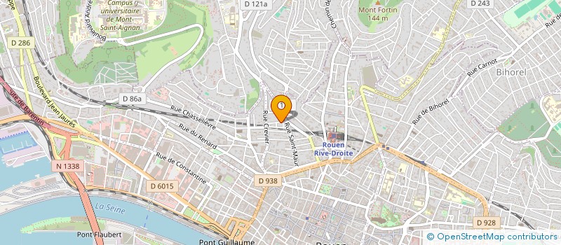 localisation de l'entreprise MADAME MARINE CARON à ROUEN