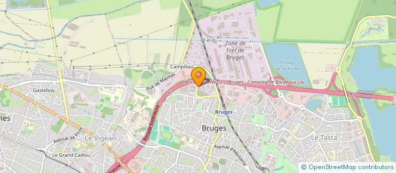 localisation de l'entreprise MADAME MARINE CARRE  BRUGES