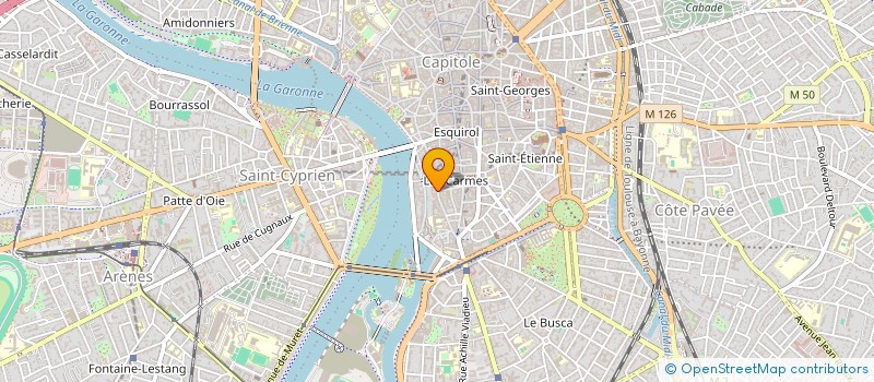 localisation de l'entreprise MADAME MARINE CARTIER  TOULOUSE