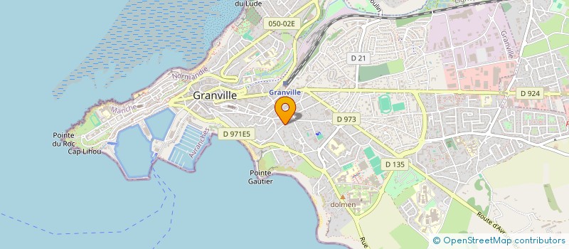 localisation de l'entreprise MADAME MARINE CASINE  GRANVILLE