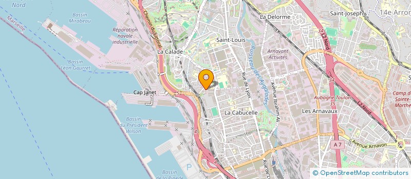 localisation de l'entreprise MADAME MARINE CASTRAN à MARSEILLE