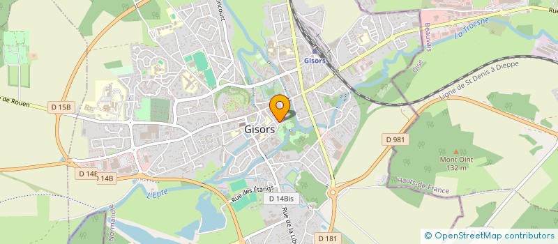 localisation de l'entreprise MADAME MARINE CATHERINE LAINE  GISORS