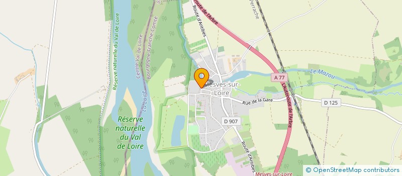 localisation de l'entreprise MADAME MARINE CAVELIER à MESVES-SUR-LOIRE