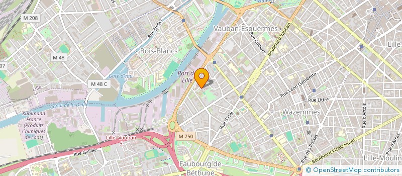 localisation de l'entreprise MADAME MARINE CAVELIER DE CUVERVILLE D'ANGLADE à LILLE