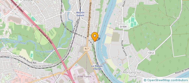 localisation de l'entreprise MADAME MARINE CERBELLE  LE COUDRAY-MONTCEAUX