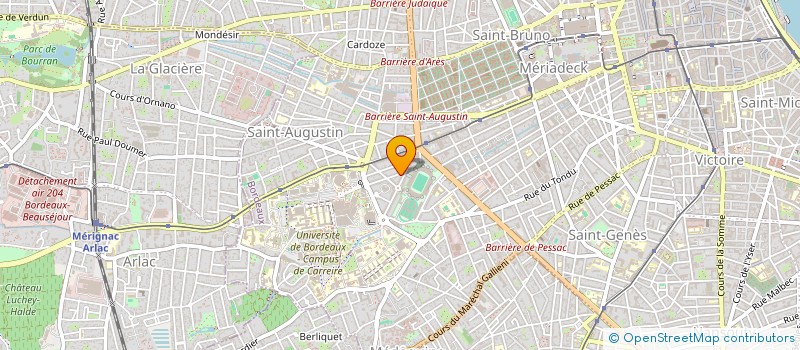 localisation de l'entreprise MADAME MARINE CERON  BORDEAUX