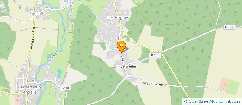 localisation de l'entreprise MADAME MARINE CERVELLERA à LES HOGUES