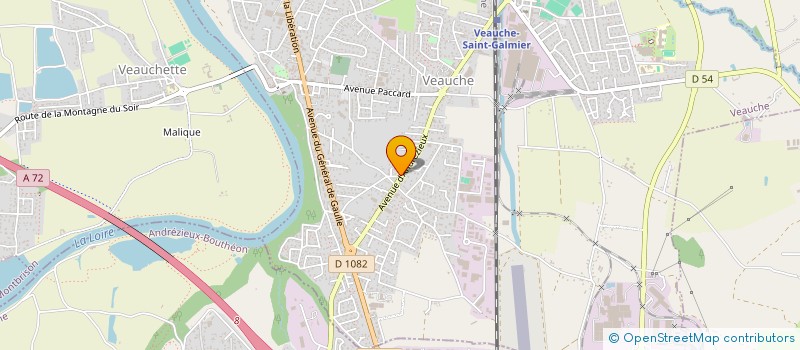 localisation de l'entreprise MADAME MARINE CESAR  VEAUCHE