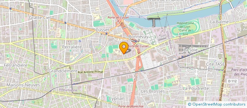 localisation de l'entreprise MADAME MARINE CESARUS  VILLEURBANNE