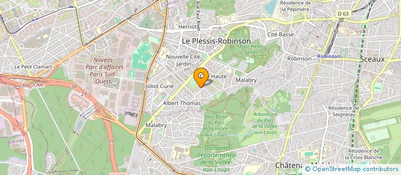 localisation de l'entreprise MADAME MARINE CESSAT à LE PLESSIS-ROBINSON