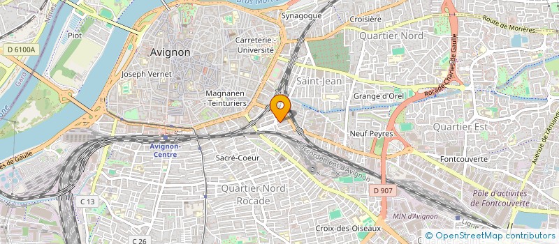 localisation de l'entreprise MADAME MARINE CHABBI  AVIGNON