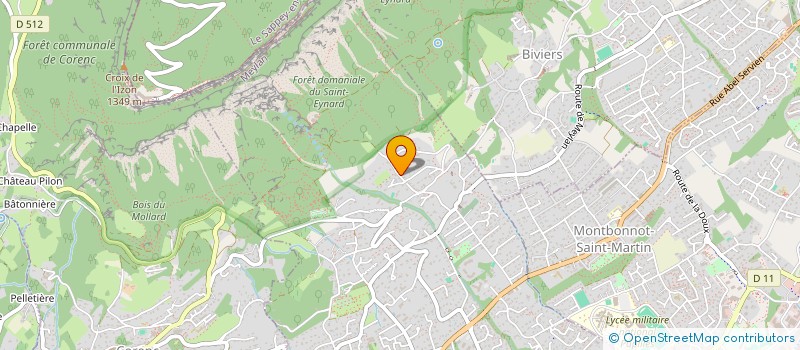 localisation de l'entreprise MADAME MARINE CHANAS  MEYLAN