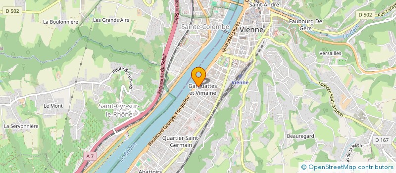 localisation de l'entreprise MADAME MARINE CHARDON  VIENNE