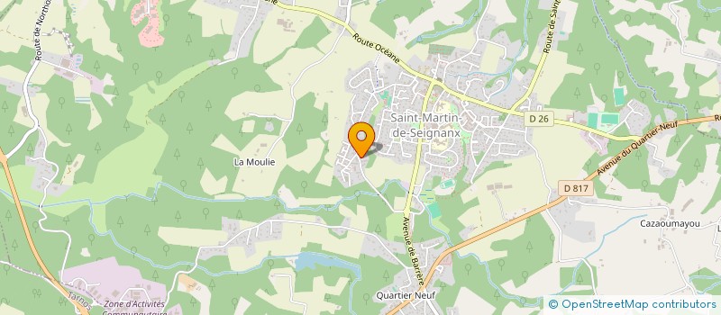 localisation de l'entreprise MADAME MARINE-CHARLOTTE LE GUERN  SAINT-MARTIN-DE-SEIGNANX