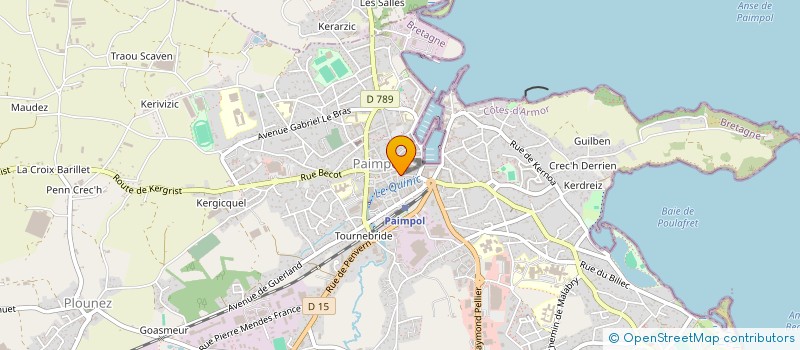 localisation de l'entreprise MADAME MARINE CHARLOTTE ROBIN  PAIMPOL