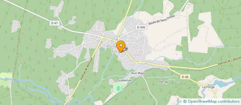 localisation de l'entreprise MADAME MARINE CHATONNIER  PONTENX-LES-FORGES