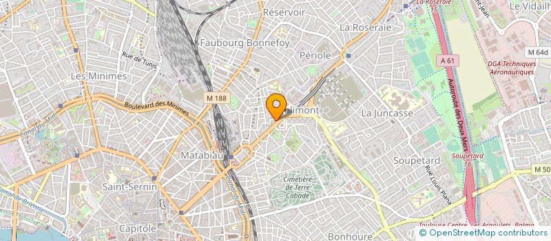 localisation de l'entreprise MADAME MARINE CHAUMARD à TOULOUSE