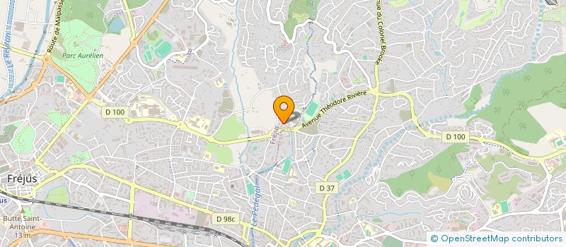 localisation de l'entreprise MADAME MARINE CHAUVEAU  FREJUS