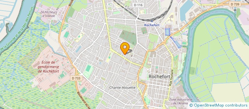 localisation de l'entreprise MADAME MARINE CHAUVEAU  ROCHEFORT