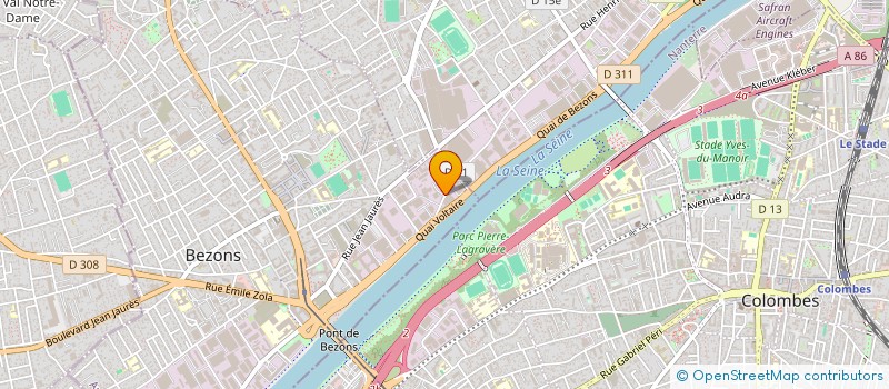 localisation de l'entreprise MADAME MARINE CHIGNON  BEZONS