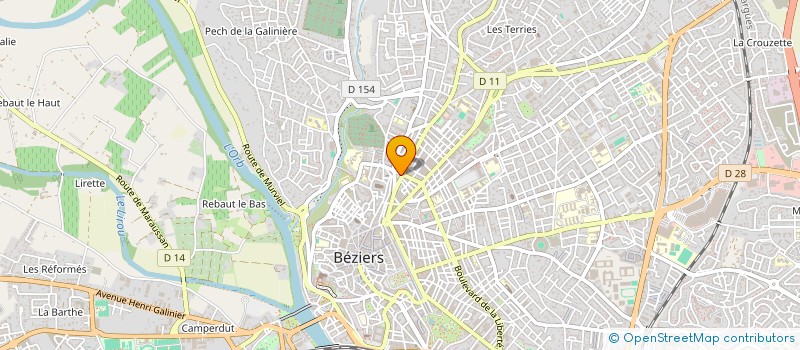 localisation de l'entreprise MADAME MARINE CHOBANYAN  BEZIERS