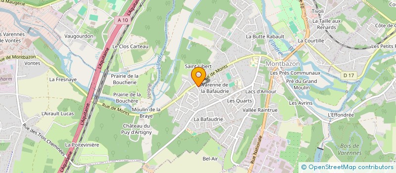 localisation de l'entreprise MADAME MARINE CHOLLEY  MONTBAZON