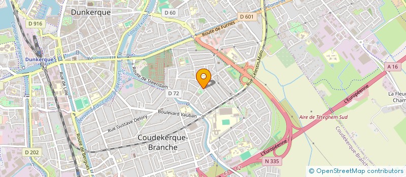 localisation de l'entreprise MADAME MARINE CHRISTIAENS  COUDEKERQUE-BRANCHE