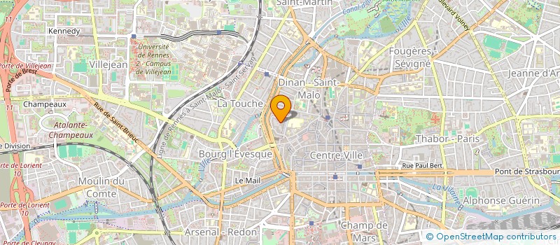 localisation de l'entreprise MADAME MARINE CHRISTILLE  RENNES