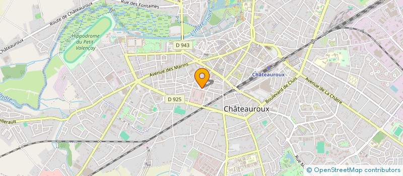 localisation de l'entreprise MADAME MARINE CHUM à CHATEAUROUX