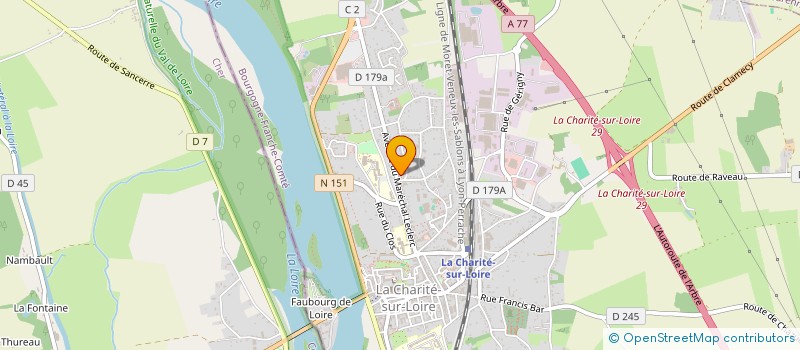 localisation de l'entreprise MADAME MARINE CISZAK à LA CHARITE-SUR-LOIRE