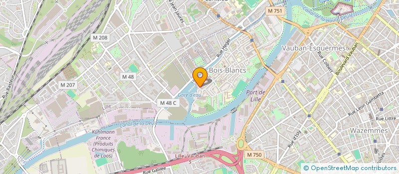 localisation de l'entreprise MADAME MARINE CLAVIER à LILLE