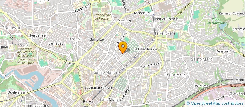 localisation de l'entreprise MADAME MARINE CLERGEAU  BREST