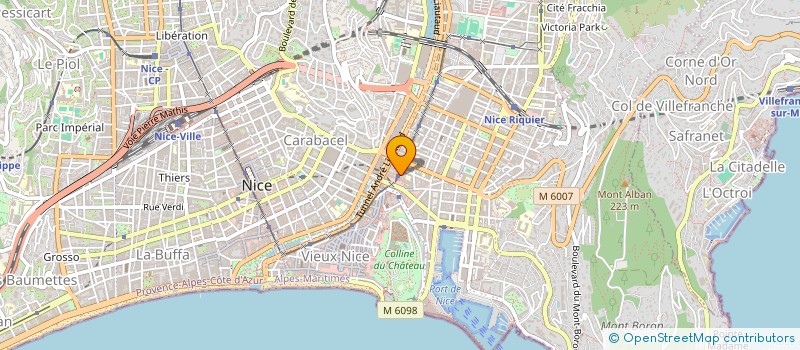 localisation de l'entreprise MADAME MARINE CLOST à NICE