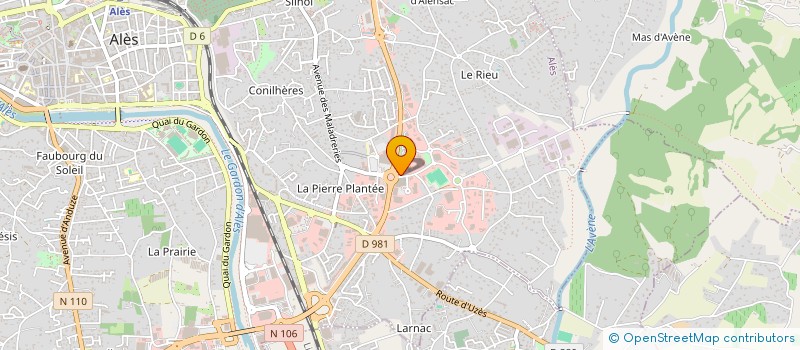 localisation de l'entreprise MADAME MARINE COGOLUEGNES à ALES