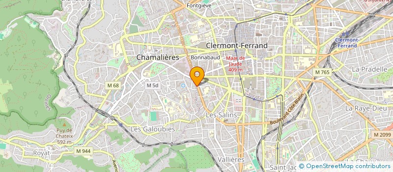 localisation de l'entreprise MADAME MARINE COHOU  CHAMALIERES