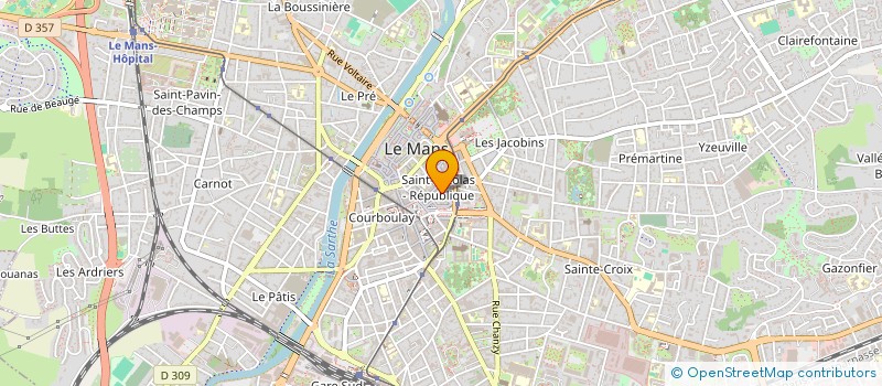 localisation de l'entreprise MADAME MARINE COLLAS  LE MANS