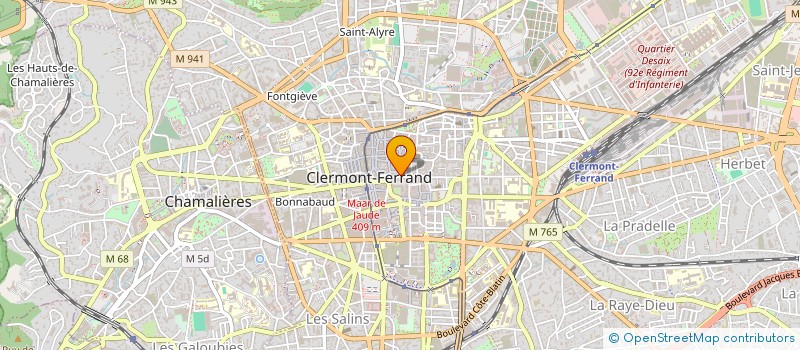 localisation de l'entreprise MADAME MARINE COLLI  CLERMONT-FERRAND