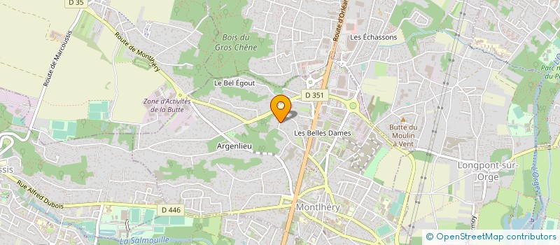 localisation de l'entreprise MADAME MARINE COMBY  MONTLHERY