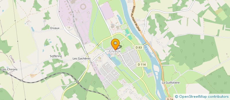 localisation de l'entreprise MADAME MARINE CORDIER  CIVAUX