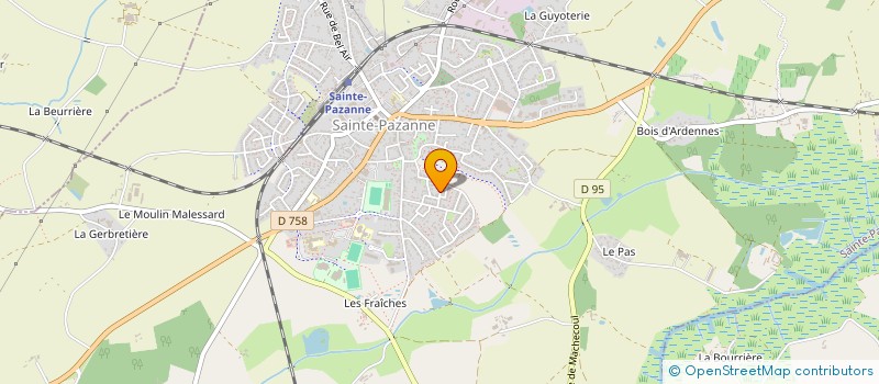 localisation de l'entreprise MADAME MARINE CORNEIL à SAINTE-PAZANNE