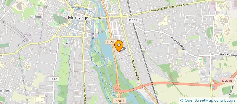 localisation de l'entreprise MADAME MARINE CORNU à MONTARGIS
