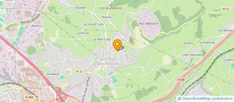 localisation de l'entreprise MADAME MARINE COSENTINO  SAINT-JEAN-BONNEFONDS