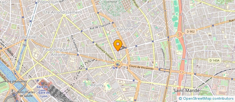 localisation de l'entreprise MADAME MARINE COSTA  PARIS