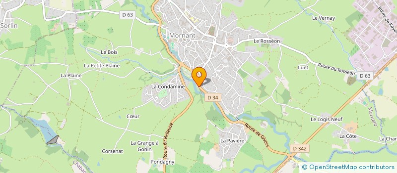 localisation de l'entreprise MADAME MARINE COSTA  MORNANT