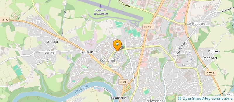 localisation de l'entreprise MADAME MARINE COSTE  LANNION