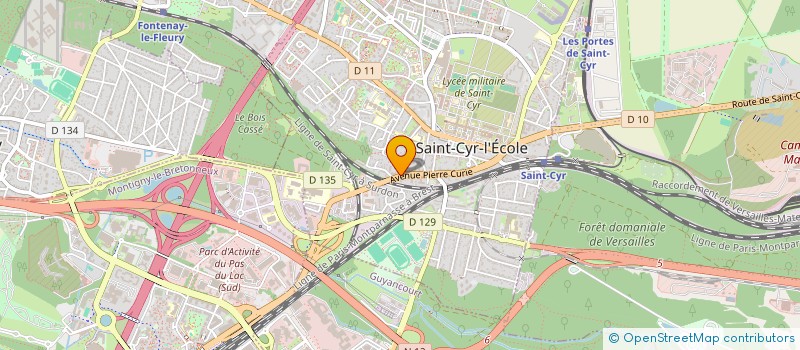 localisation de l'entreprise MADAME MARINE COSTEL GARCIA à SAINT-CYR-L'ECOLE